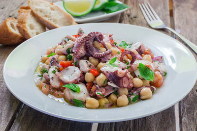 Ensalada de Pulpo y Garbanzos