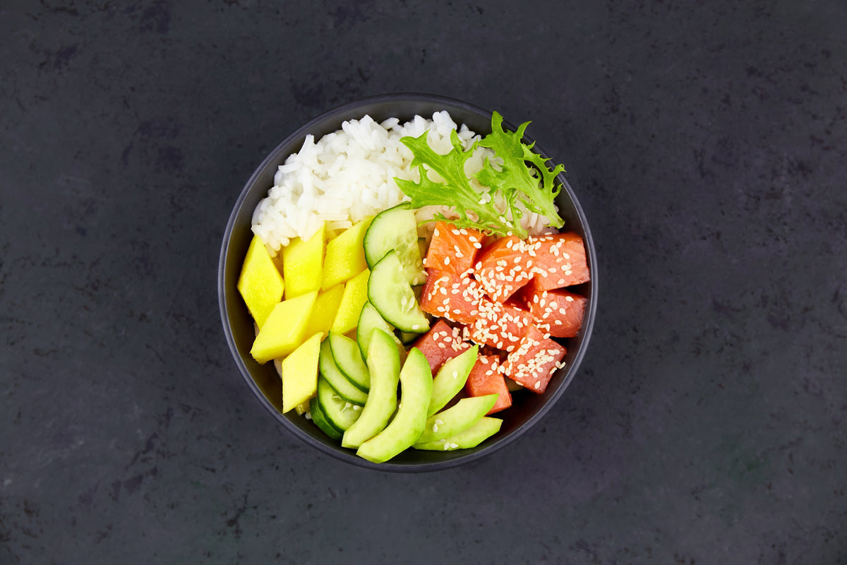 Poke Bowl de salmón