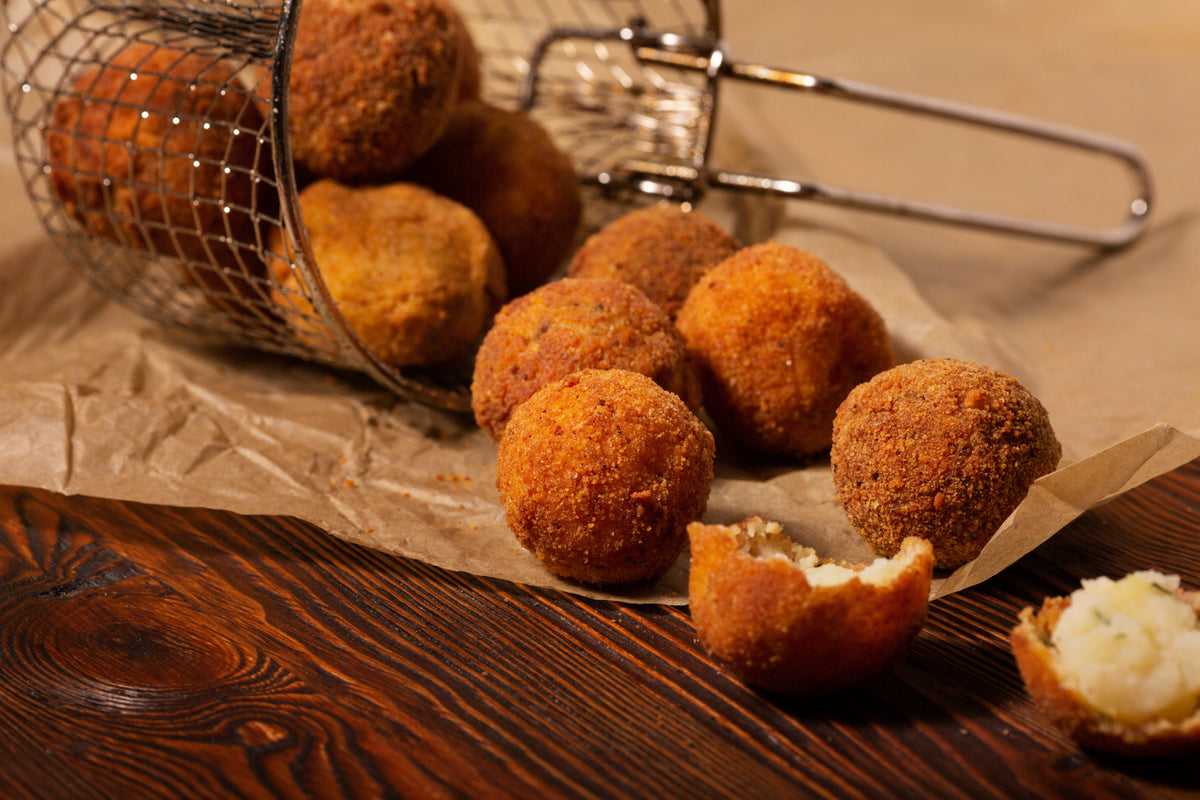 Croquetas de espinacas y queso azul