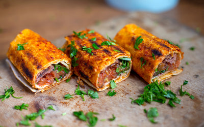 Rollitos de carne y verduras