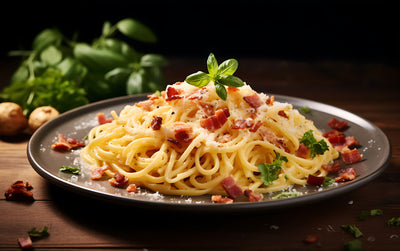 Espaguetis a la carbonara