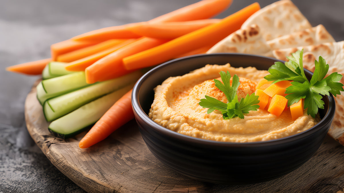 Hummus de zanahoria