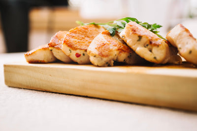 Pechugas de pollo rellenas de espinacas y queso